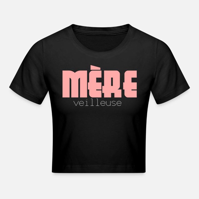 mère veilleuse - Crop top - noir