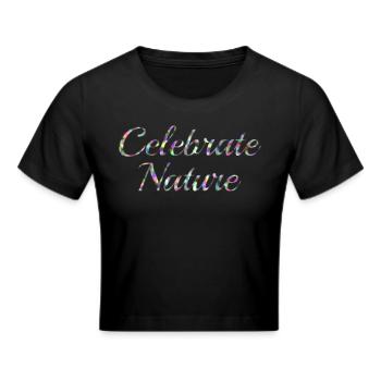 Célébrez la nature - Crop top - noir - Devant - Marisol (170cm)