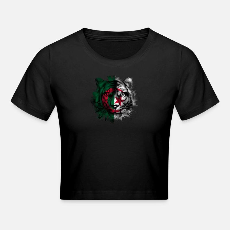Algérie - Crop top - noir
