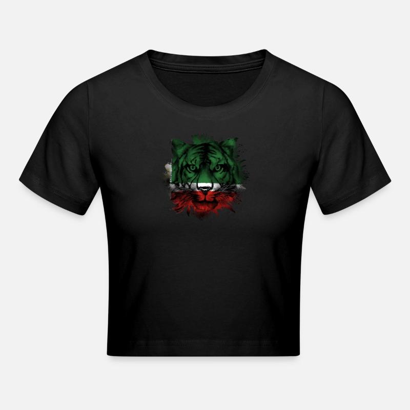 Tchétchénie - Crop top - noir