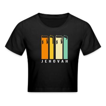 Yeshua Jude Jüdisch Judentum - Frauen Cropped T-Shirt - Schwarz - Vorne - Marisol (170cm)