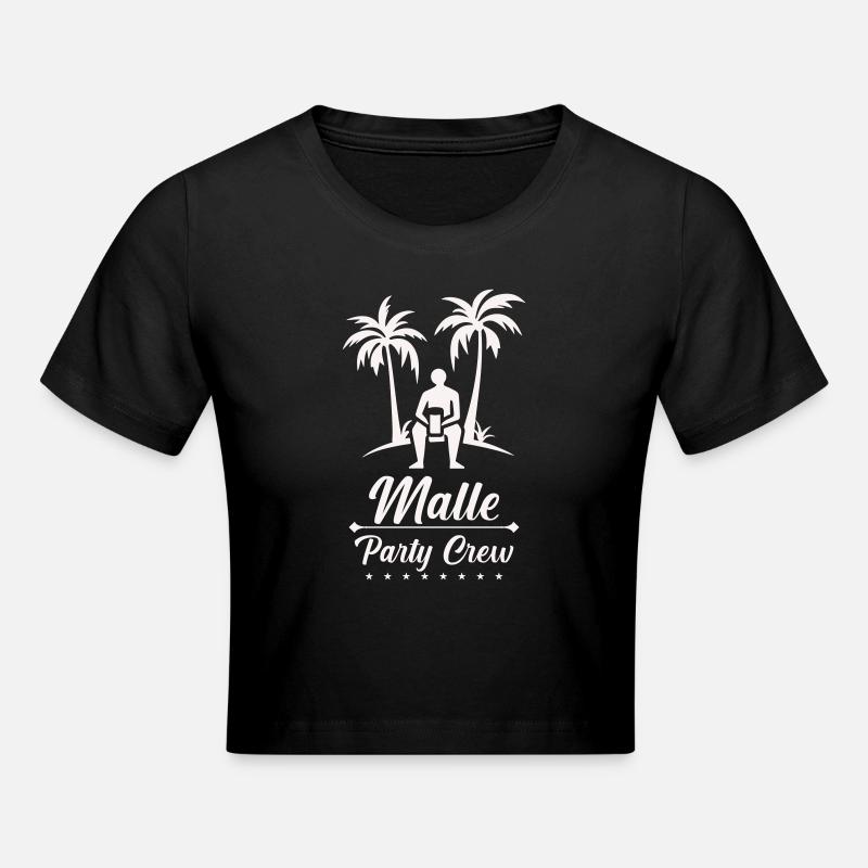 Vacances à la plage Malle Party Crew - Crop top - noir