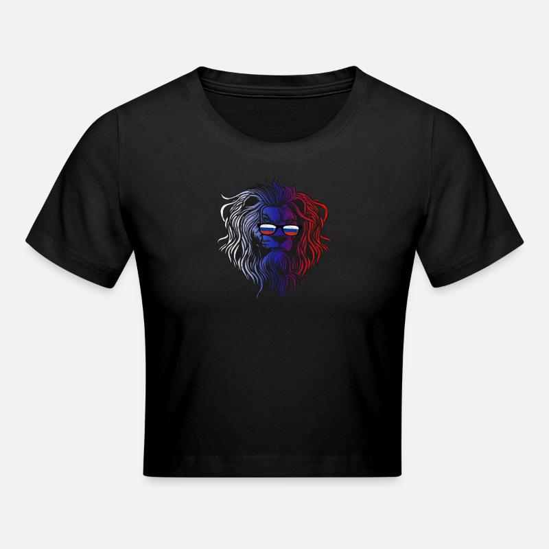 Russie - Crop top - noir