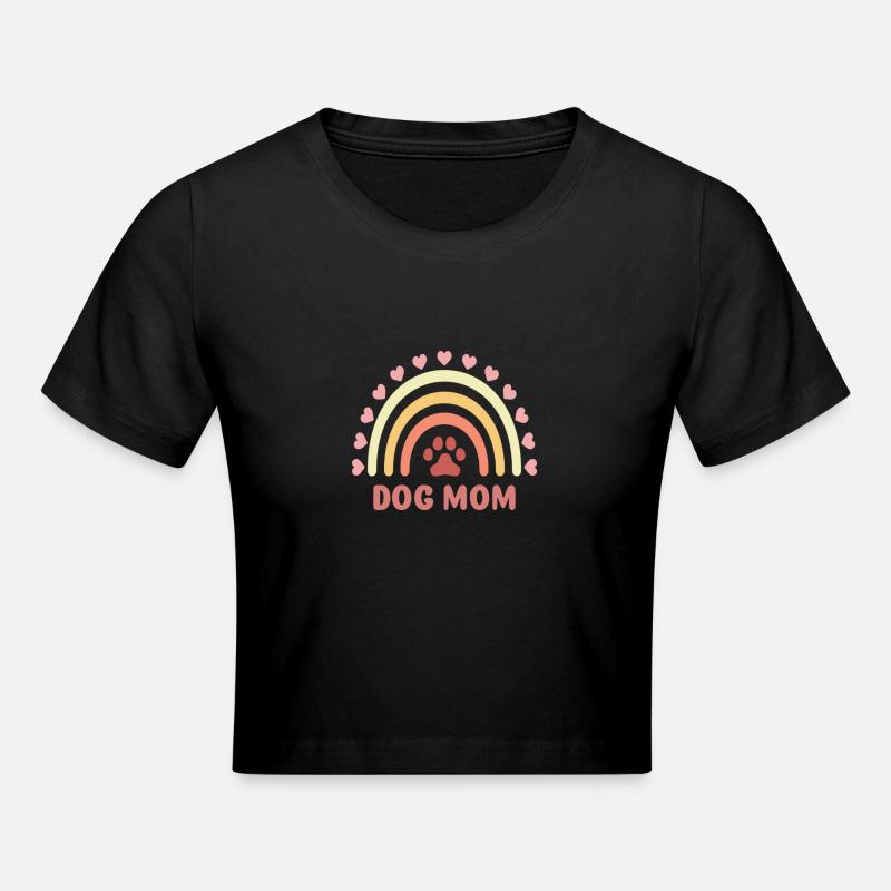 Maman chien - Crop top - noir