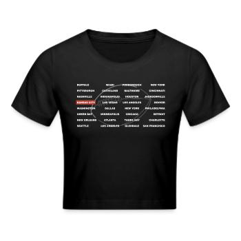 Football Villes Kansas City - Crop top - noir - Devant - Marisol (170cm)