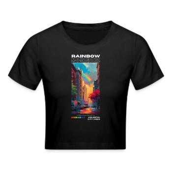 Urban Rainbow Brilliance - Crop top - noir - Devant - Marisol (170cm)