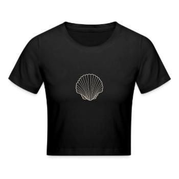 Shell - Cropped T-Shirt - black - Front - Marisol (170cm)