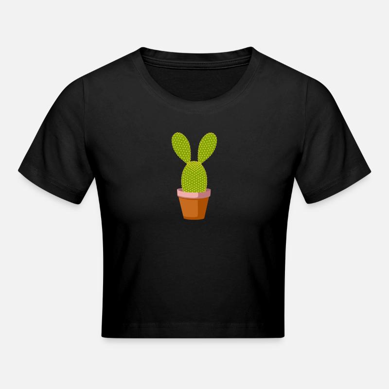 Cactus - Crop top - noir