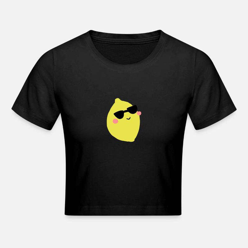 citron - Crop top - noir