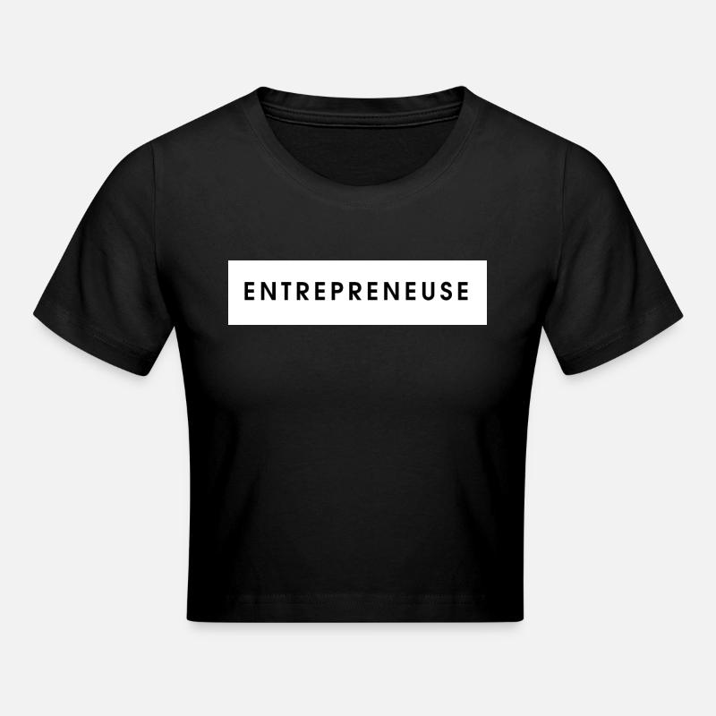 Entrepreneuse - Crop top - noir