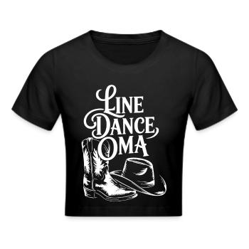 Illustration de grand-mère danseuse en ligne - Crop top - noir - Devant - Marisol (170cm)
