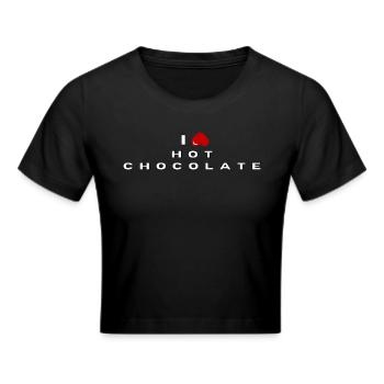 Je déteste le chocolat chaud - Crop top - noir - Devant - Marisol (170cm)