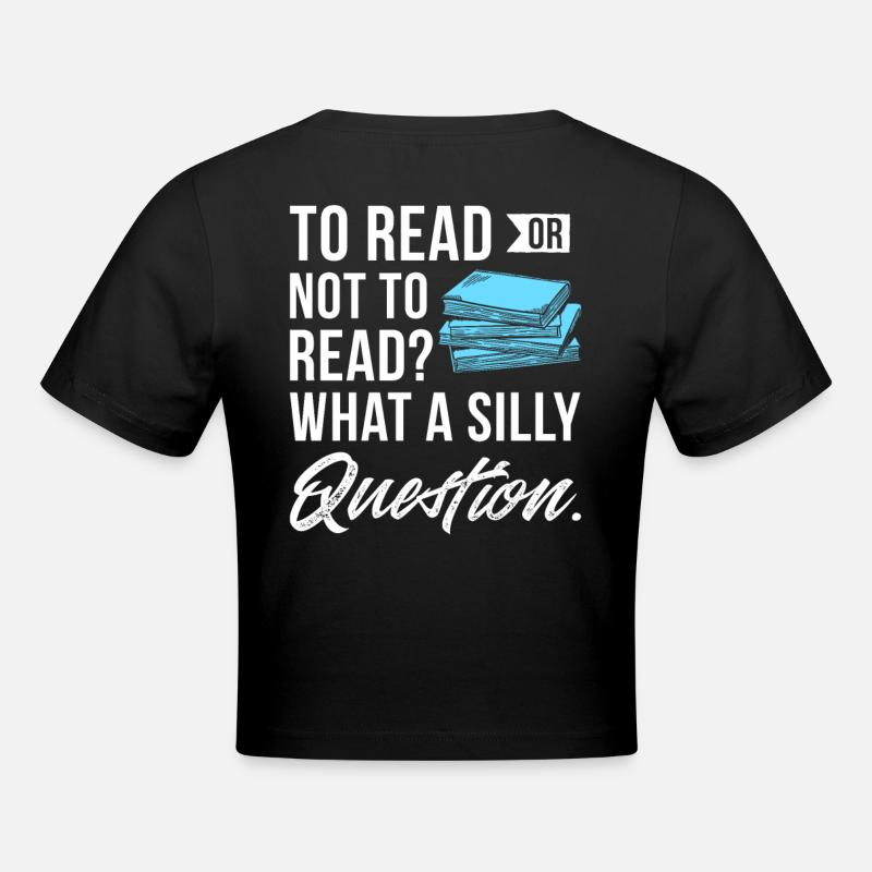 livres - Crop top - noir