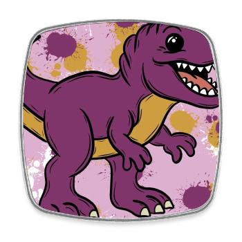 Allosaurus Dino - Viereckiger Kühlschrankmagnet - Weiß - Vorne