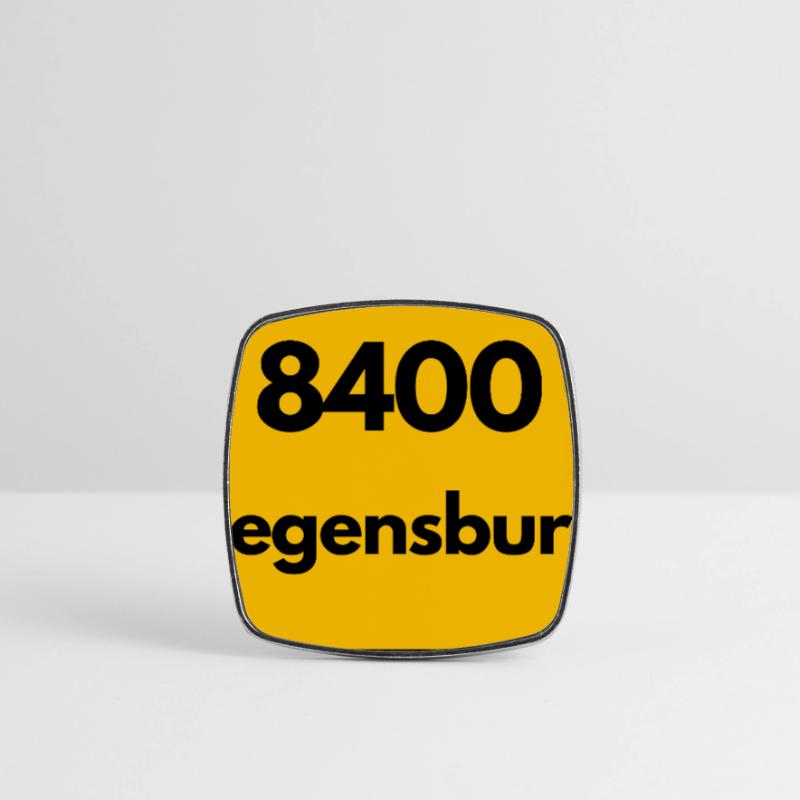 OLD POSTCODE ZIP CODE RETRO 8400 REGENSBURG Square fridge magnet