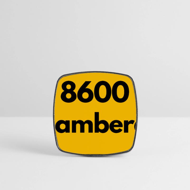 OLD POSTCODE POSTCODE RETRO 8600 BAMBERG FRANKEN Square fridge magnet