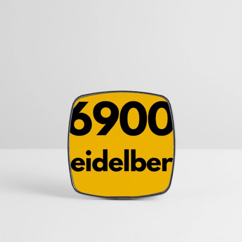 OLD POSTCODE POSTCODE RETRO 6900 HEIDELBERG Square fridge magnet