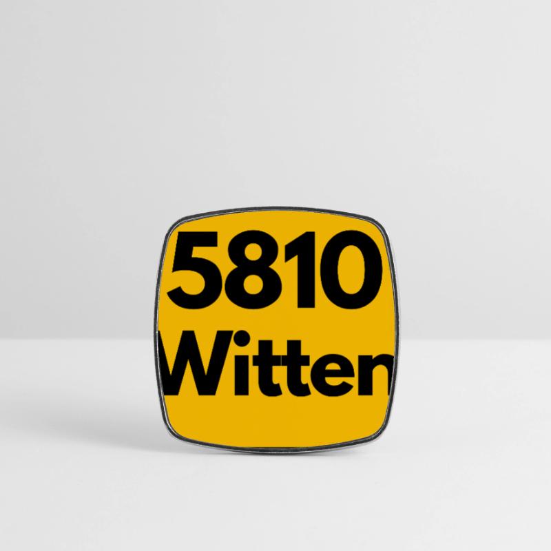 OLD POSTCODE POSTCODE RETRO 5810 WITTEN RUHRGEBIET Square fridge magnet