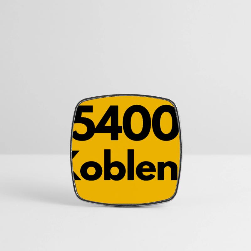 OLD POSTCODE POSTCODE RETRO 5400 KOBLENZ GERMAN Square fridge magnet