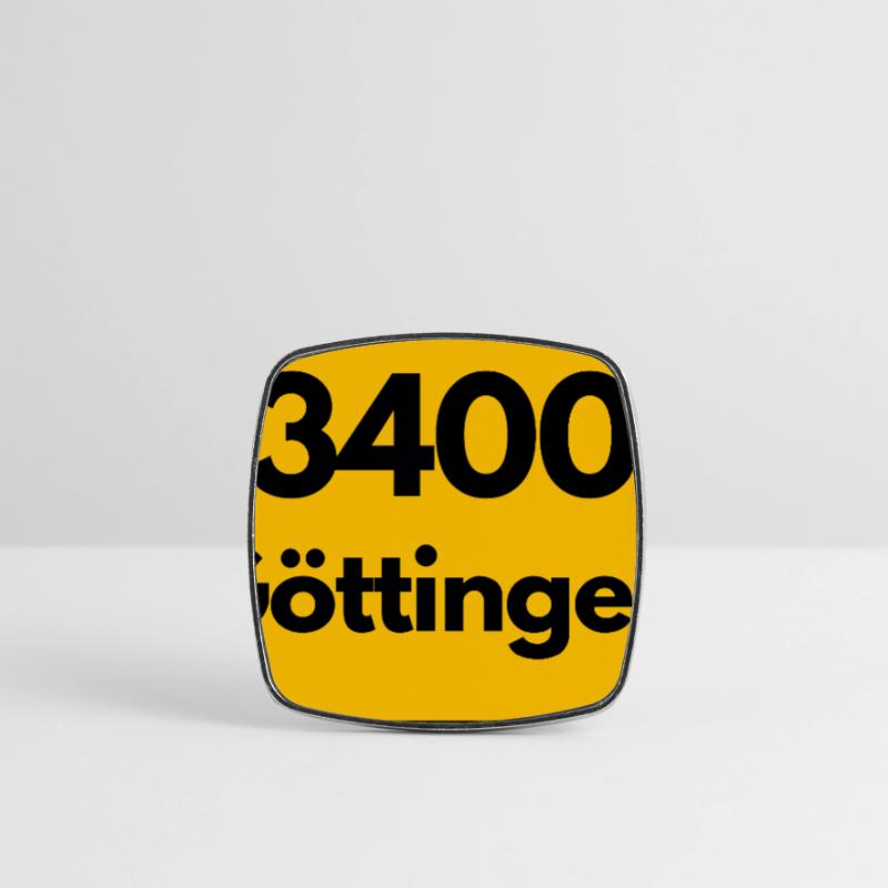 OLD POSTCODE POSTCODE RETRO 3400 GÖTTINGEN UNISTAD Square fridge magnet