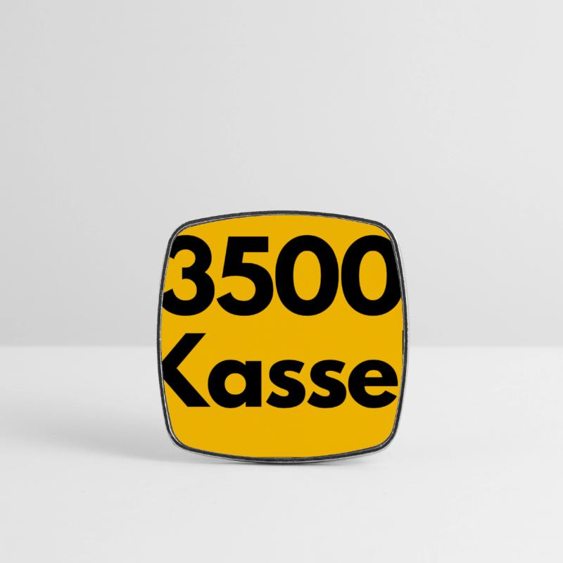 OLD POSTCODE POSTCODE RETRO 3500 KASSEL LÖWENSTADT Square fridge magnet