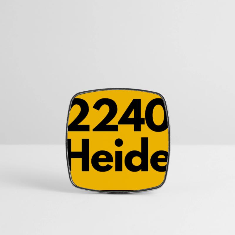 OLD POSTCODE POSTCODE RETRO 2240 HEIDE MARSHENLAND Square fridge magnet