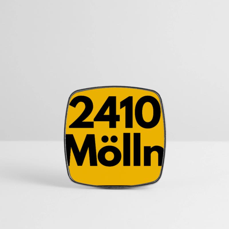 OLD POSTCODE ZIP CODE 2410 MÖLLN TIL EULENSPIEGEL Square fridge magnet