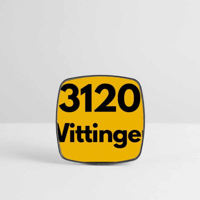 OLD POSTCODE POSTCODE RETRO 3120 WITTRINGEN Square fridge magnet