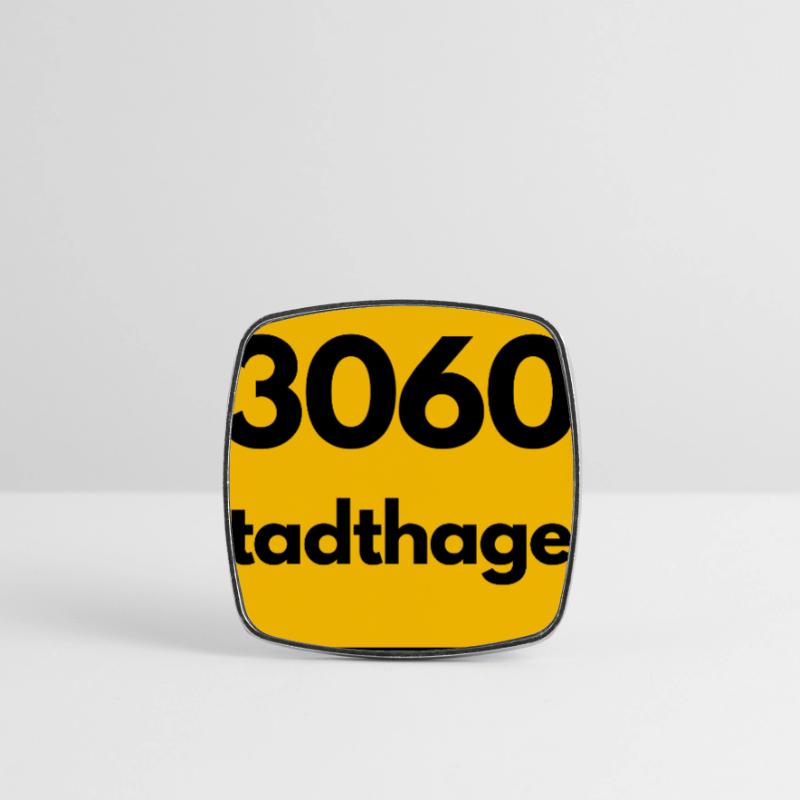 OLD POSTCODE POSTCODE RETRO 3060 STADTHAGEN WESER Square fridge magnet