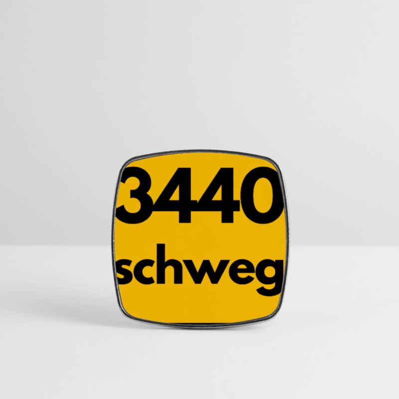 OLD POSTCODE ZIP CODE RETRO 3440 ESCHWEGE Square fridge magnet