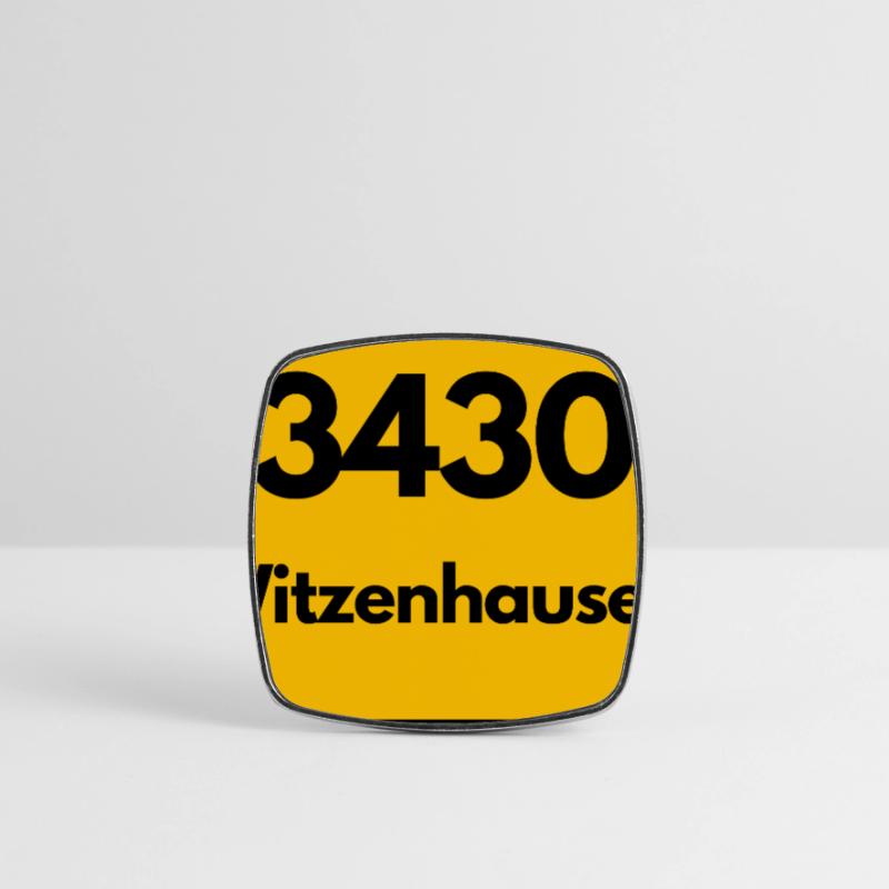 OLD POSTCODE ZIP CODE RETRO 3430 WITZENHAUSEN Square fridge magnet