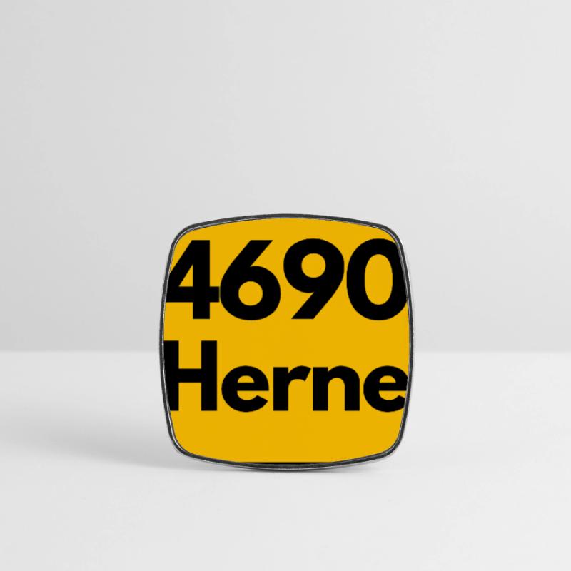 OLD POSTCODE POSTCODE RETRO 4690 HERNE – NRW Square fridge magnet