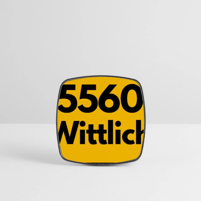 OLD POSTCODE POSTCODE RETRO 5560 WITTLICH Square fridge magnet