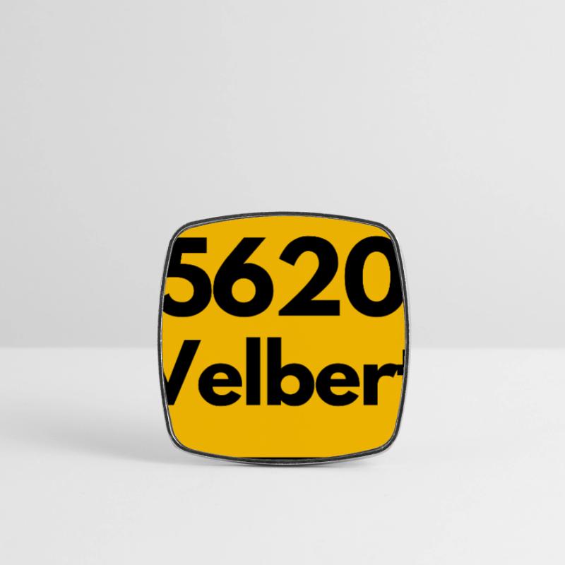 OLD POSTCODE POSTCODE RETRO 5620 VELBERT NRW Square fridge magnet