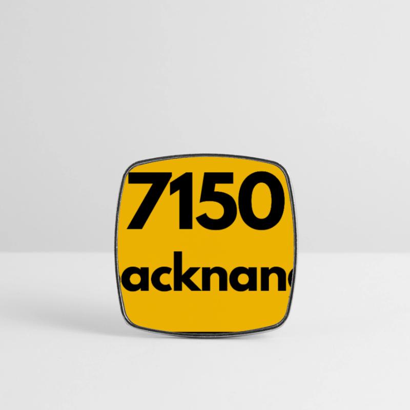 OLD POSTCODE POSTCODE RETRO 7150 BACKNANG HEIMAT Square fridge magnet