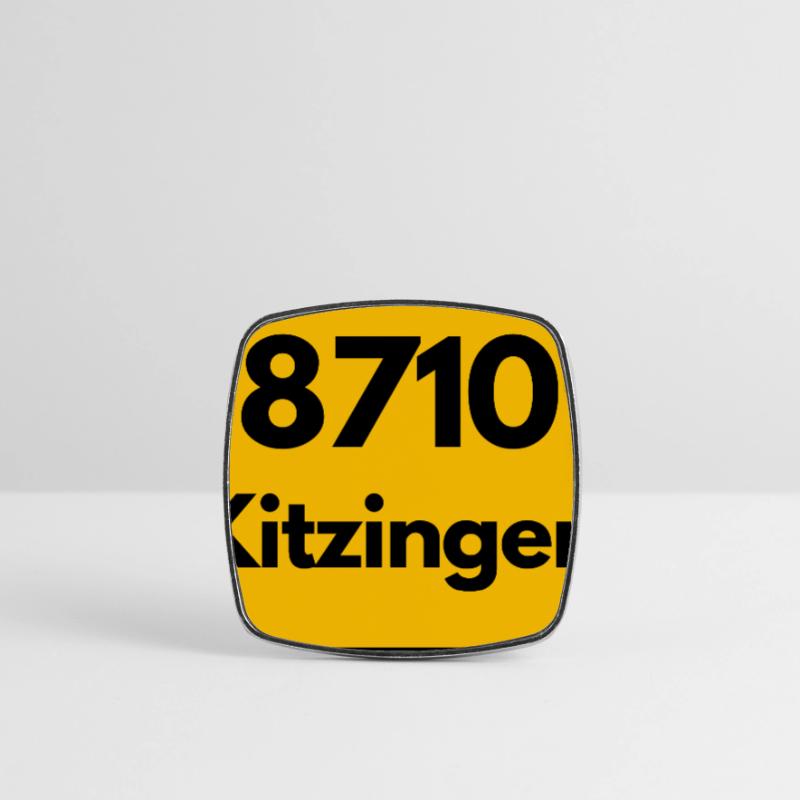 OLD POSTCODE ZIP CODE 8710 KITZINGEN HEIMATSTOLZ Square fridge magnet