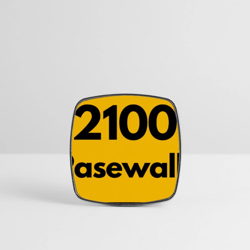 OLD POSTCODE POSTCODE RETRO 2100 PASEWALK HEIMAT Square fridge magnet