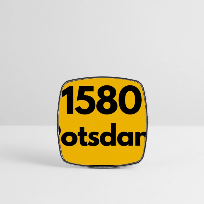OLD POSTCODE POSTCODE RETRO 1580 POTSDAM HEIMAT Square fridge magnet
