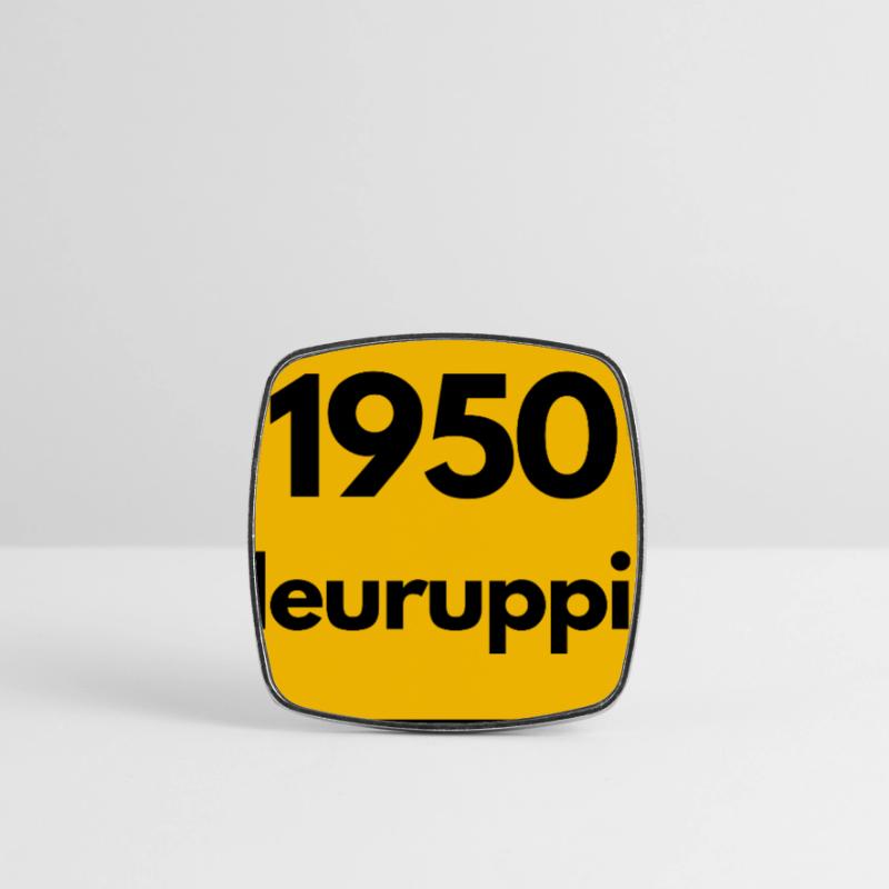 OLD POSTCODE POSTCODE RETRO 1950 NEURUPPIN HEIMAT Square fridge magnet