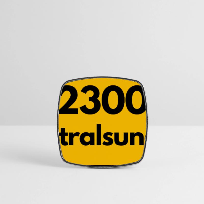 OLD POSTCODE POSTCODE RETRO 2300 STRALSUND HEIMAT Square fridge magnet