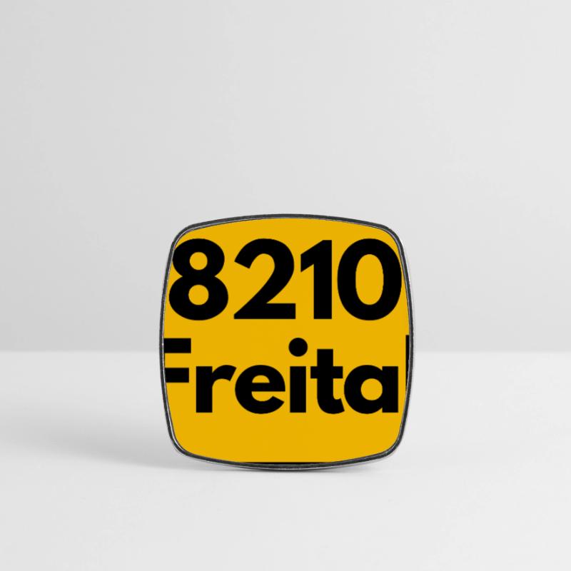 OLD POSTCODE POSTCODE 8210 FREITAL SAXONY Square fridge magnet