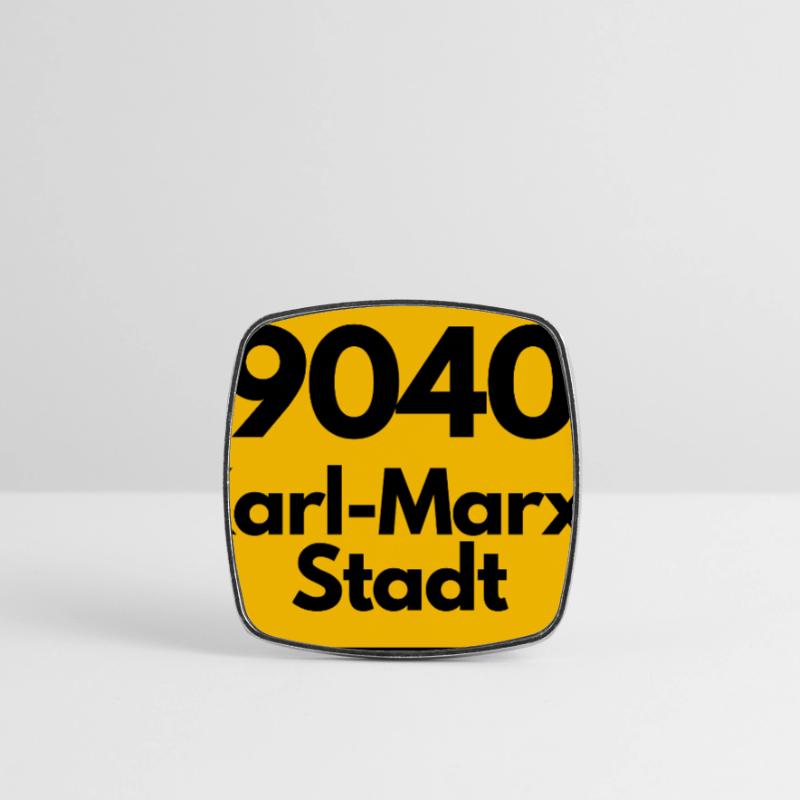 9040 POSTCODE SAXONY KARL MARX CITY OLD POSTCODE Square fridge magnet