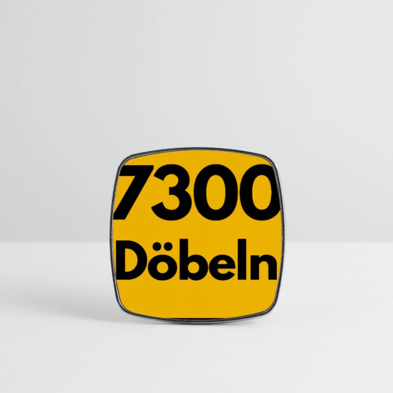 ANCIEN CODE POSTAL 7300 DÖBELN SAXE, DDR OSTALGIE Magnet carré