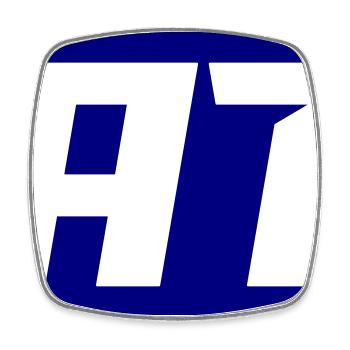marathon - Square fridge magnet - white - Front