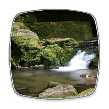 MONBACH IN THE NORTHERN BLACK FOREST - Square fridge magnet - white - Front