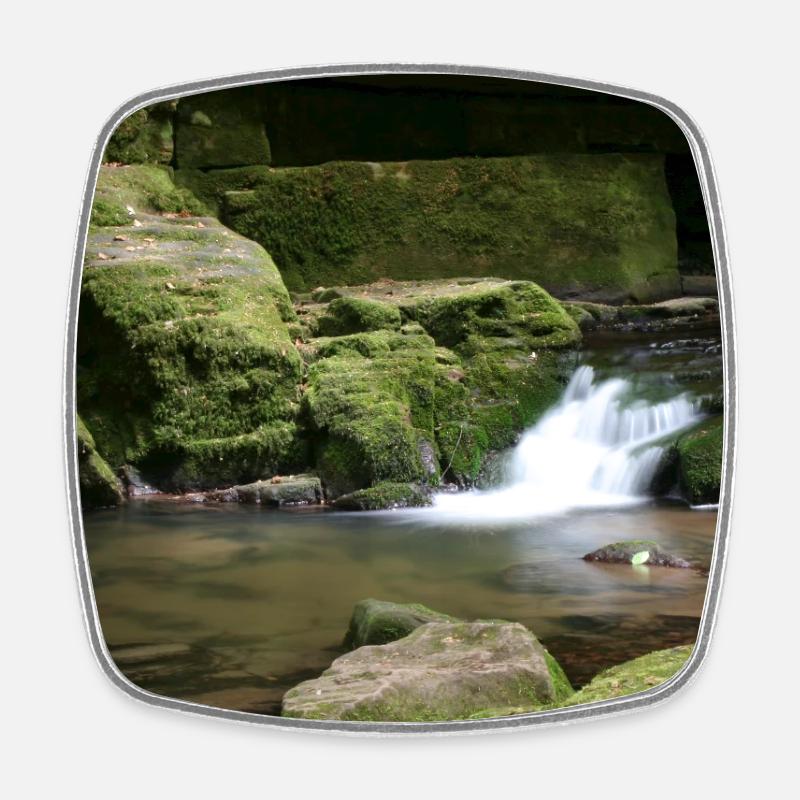 MONBACH IN THE NORTHERN BLACK FOREST - Square fridge magnet - white