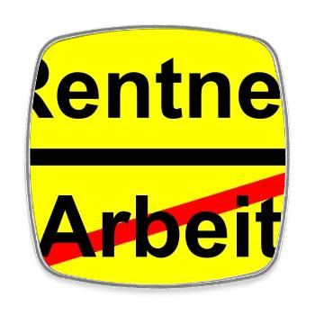 Critical Melody Pensioner Work - Square fridge magnet - white - Front