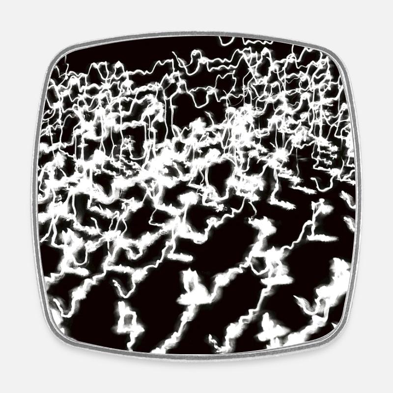 Lichtspiele 6 - Magnet carré - blanc