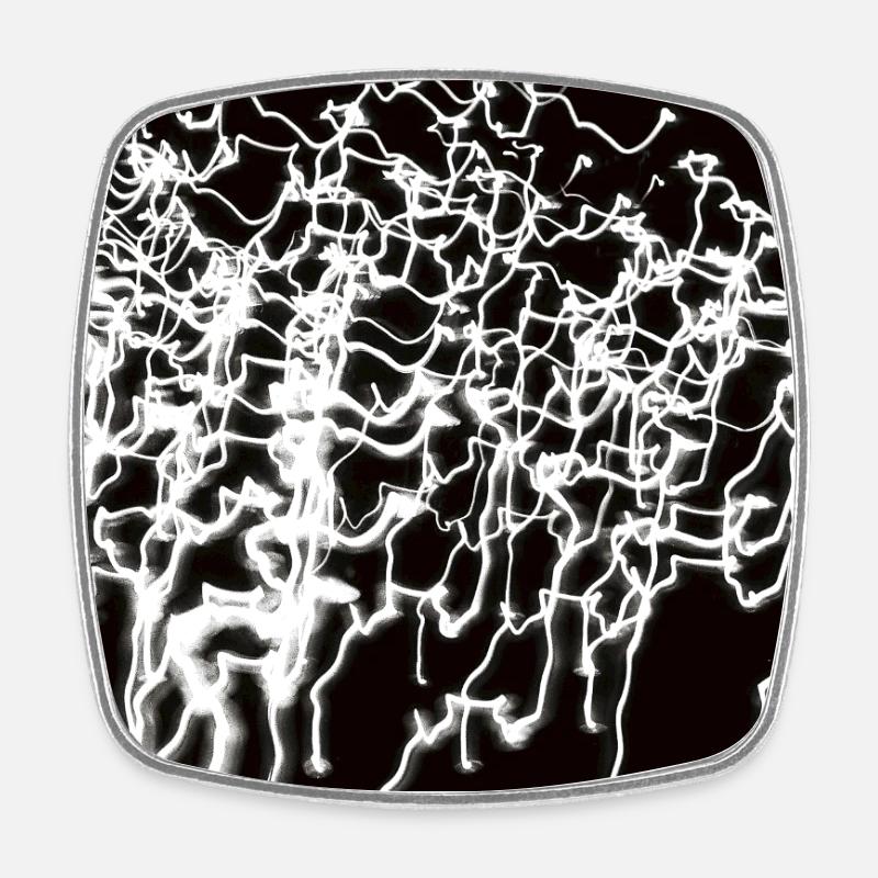 Lichtspiele 7 - Magnet carré - blanc
