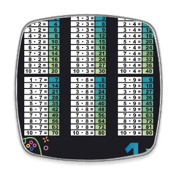 Manette de jeu - Petite 1x1 - Math - Magnet carré - blanc - Devant